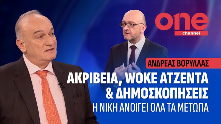 Ανδρέας Βορύλλας : ΑΚΡΙΒΕΙΑ, WOKE ΑΤΖΕΝΤΑ & ΔΗΜΟΣΚΟΠΗΣΕΙΣ, Η ΝΙΚΗ ΑΝΟΙΓΕΙ ΟΛΑ ΤΑ ΜΕΤΩΠΑ.